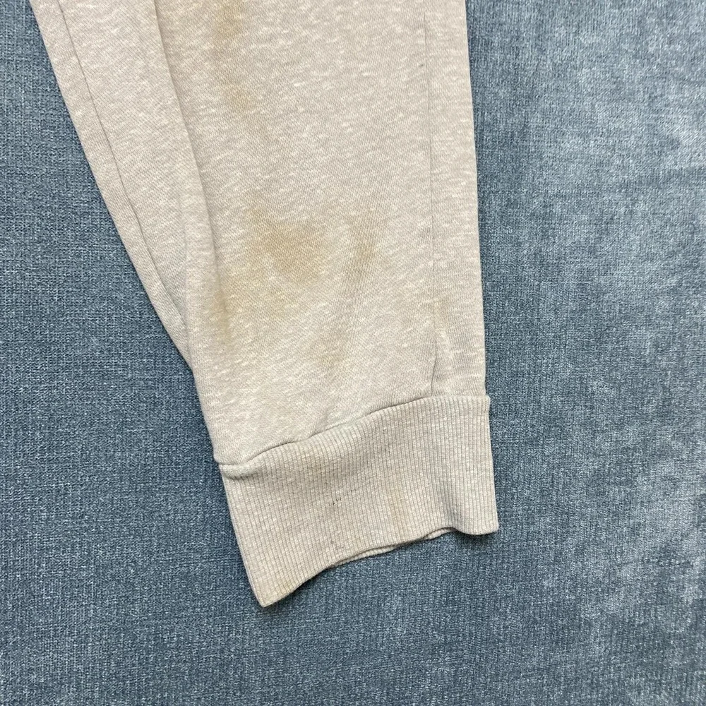 Michael Kors Sweatpants Mens Large Heather Gray Fleece Lined Logo Tapered Leg